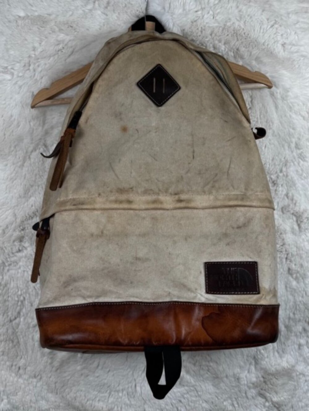 The North Face Original Day Pack 50th Anniv Urban Exploration Waxed Canvas